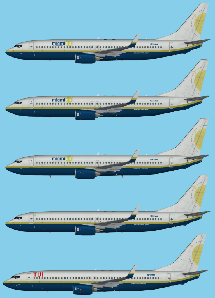 Miami Air International Boeing 737-800w – FSAI Repaints